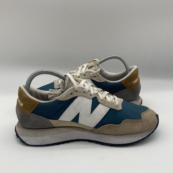 Mens Size 8 New Balance 237 Beige Dark Moonstone Athletic Shoes Sneakers MS237VF - Picture 6 of 11